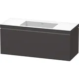 Duravit Möbelset c-shaped Set wandhängend wandhängend „L-Cube“ 120 × 50 × 48 cm