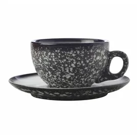 Maxwell & Williams Kaffeetasse mit Untertasse 0,25 l Schwarz 10 St.