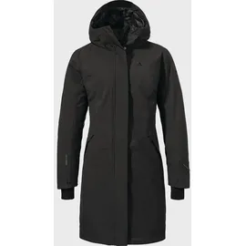 Schöffel Damen Style Gregale Ins Mantel (Größe 3XL, schwarz)