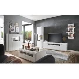 MCA Furniture Vitrine Ramon ¦ weiß ¦ Maße (cm): B: 60 H: 208 T: 38.0