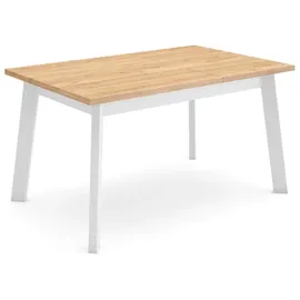 SKRAUT HOME Esstisch 140 x 75 x 90 cm Eiche braun