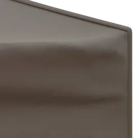 vidaXL Partyzelt Faltbar mit Seitenwänden Taupe 3 x 3 m
