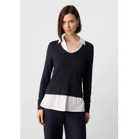 Comma, Strickpullover, blau, 40
