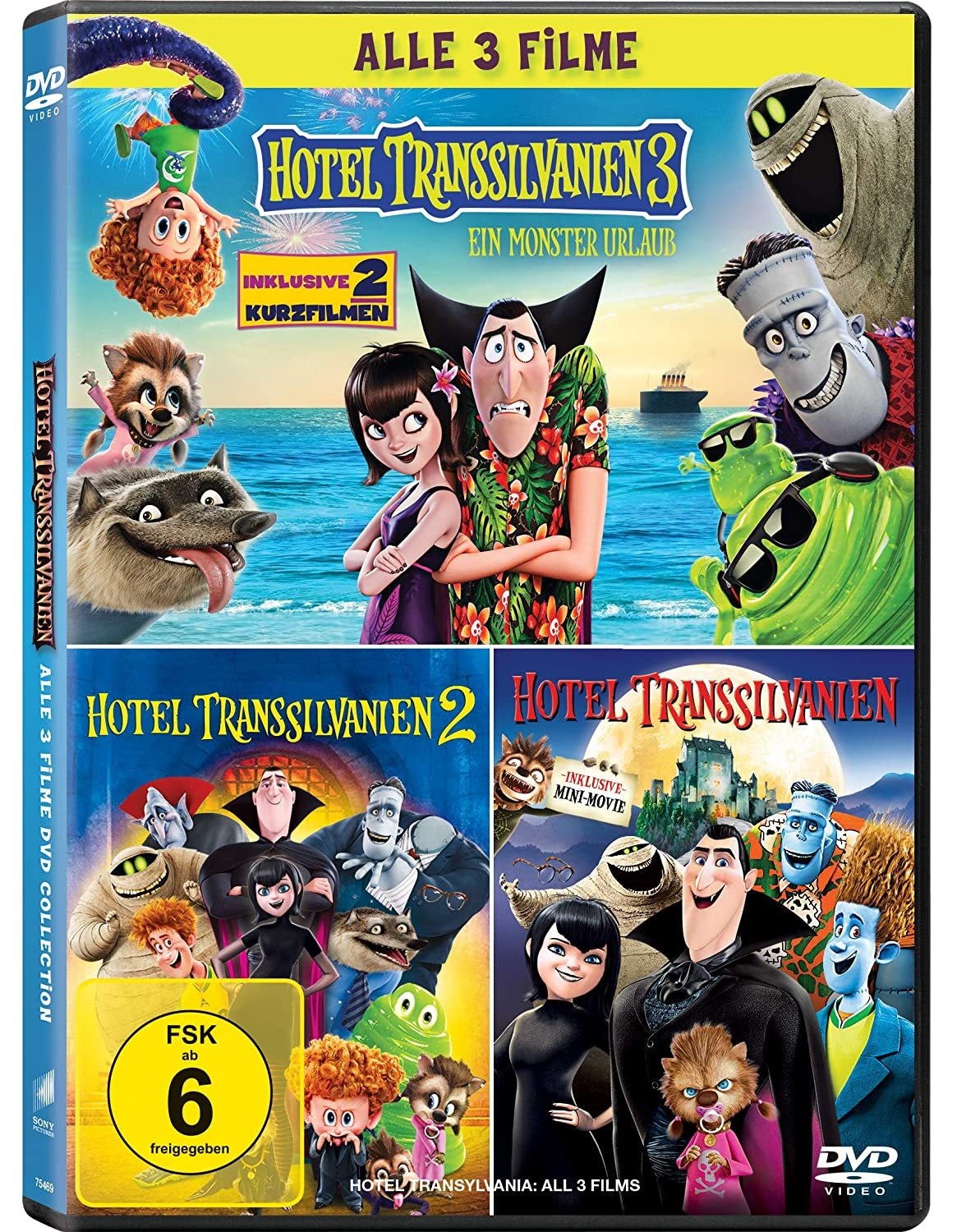 Hotel Transsilvanien 1 - 3 (DVD)