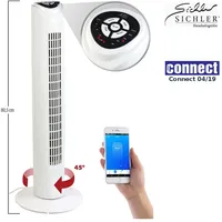 Sichler Haushaltsgeräte Sichler Turmventilator 0 cm Weiß