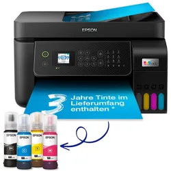 Jetzt 30€ Cashback sichern!*/3 Jahre erweiterbare Garantie gratis nach Registrierung*/Jetzt 40€ Cashback sichern!* Epson EcoTank ET-4800 A4-Tintentank-Multifunktionsdrucker
