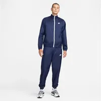 Nike DR3337-410 M NK CLUB LND WVN TRK SUIT Jacket Herren MIDNIGHT NAVY/WHITE