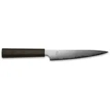 Yaxell HANA Petty Messer aus MOVAX-Edelstahl und Griff aus Pakkaholz in der Farbe Braun, Länge: 15 cm, 34816