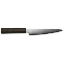 Yaxell HANA Petty Messer aus MOVAX-Edelstahl und Griff aus Pakkaholz in der Farbe Braun, Länge: 15 cm, 34816