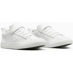 Sneaker CONVERSE "PRO BLAZE STRAP LEATHER", Gr. 32, weiß, Leder, sportlich, Schuhe