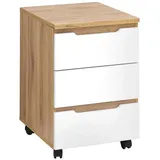 Vito CLYDE Rollcontainer 45 x 55 x 66 cm Weiß supermatt