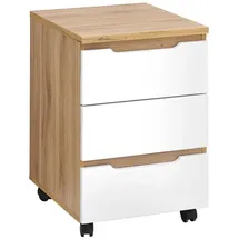 Vito CLYDE Rollcontainer 45 x 55 x 66 cm Weiß supermatt