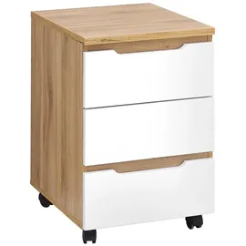 Vito CLYDE Rollcontainer 45 x 55 x 66 cm Weiß supermatt