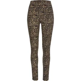 Buffalo Leggings mit Leoprint Braun 32/34