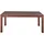 Beliani Tuscania Gartentisch 180 x 100 x 73 cm Dunkelbraun