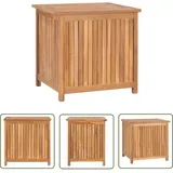 Gartenbox 60x50x58 cm Massivholz Teak - Gartenbox - Holzkiste - Teakholz Gartenmöbel - Outdooraufbewahrung - Gartendekoration - The Living Store