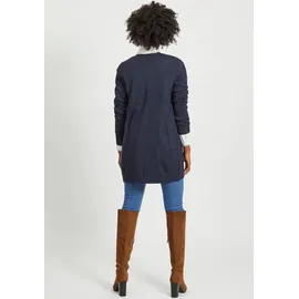 VILA VIRIL OPEN Strickjacke schwarz M