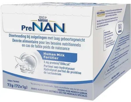 Nestlé PreNan Human Milk Fortifier Beutel 72x1g