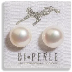 Paar Ohrstecker ADELIA ́S "Damen Perlenschmuck 585 Gelbgold Süsswasser Perlen Ohrstecker", weiß, Ohrringe, Damen, Damen, Damen Perlenschmuck