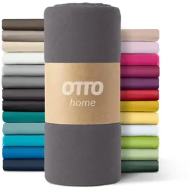 OTTO home Spannbettlaken Paprika Microfaser 200 x 200 cm anthrazit