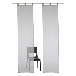 OTTO home Xanten Schiebegardine Schlaufen 57 x 295 cm grau 2 St.