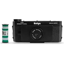 Holga 120N Set black, wide angle pinhole Mittelf.-Panoramakamera inkl. B+W Film