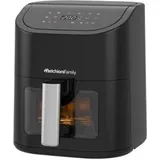 Melchioni Family Air Fryer 5.2L, mit transparentem Fenster - Schwarz