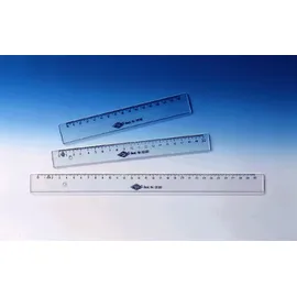 Wedo Lineal 200 mm Kunststoff, transparent