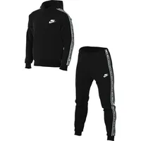 Nike Club Fleece Tracksuit Herren black/white 3XL