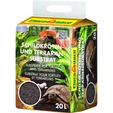 Floragard Schildkrötenerde Schildkrötensubstrat & Terrarienerde - Bodengrund für Terrarien, 80L (4x20L)