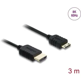 DeLock HDMI Kabel 8K 60 Hz 3 m Schwarz