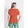 GOLDNER Kurzarm Baumwoll-Strickshirt orange 42