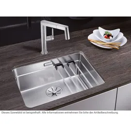 Blanco Etagon 500-U Edelstahl Seidenglanz + Handbetätigung + InFino