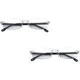 Autozoom Lesebrille, Auto Zoom Lesebrille Herren Damen, Reading Glasses Nah und Fern für Presbyopie,Lesebrille Intelligente Zoom Automatischer Fokusanpassung Klare Fokus-Brille Anti-Blaulicht (2)