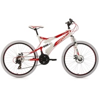 KS-CYCLING Topeka 26 Zoll RH 44 cm weiß/rot