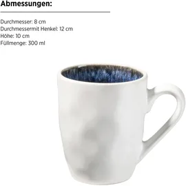 Mäser Frozen Kombiservice 16-tlg. dunkelblau