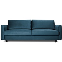 JVmoebel Sofa, Mit Bettfunktion blau
