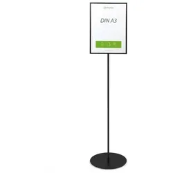 Infoständer »Instand-Frame« DIN A3 hoch, beidseitig, schwarz