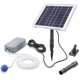 esotec Solar Teichbelüfter-Set 6/130 mit LiFePO4 Akku-Speicher Luftpumpe 101848