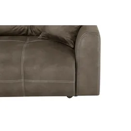 Uno Schlafsofa Mikrofaser 2-Sitzer Braun