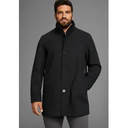 Langjacke BRUNO BANANI, Herren, Gr. M, grau (anthrazit), Obermaterial: 100% Polyester. Futter: 100% Polyester, gemustert, Jacken, aus Polyester, casualer Stil, mit 6 Taschen