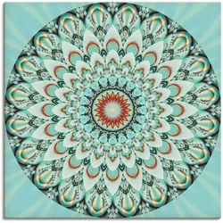 Artland Wandbild »Mandala Integrität«, Muster, (1 St.), als Leinwandbild, Wandaufkleber in verschied. Größen Artland Farbe Bild(er): grün