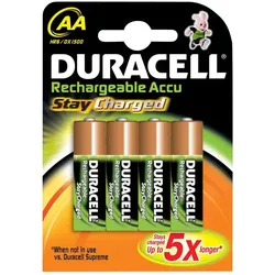 Duracell DURACELL Akku NiMH AA 1,2V StayCharged (HR06) 2400mAh *Duracell* 4e... Batterie