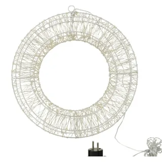 LED Deko Leuchtkranz Lichterkranz mit 960 warmweissen LEDs 76931