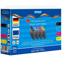 Stylex Druckerpatronen für Epson Expression Home, 4er Set