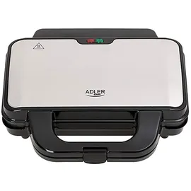 Adler AD 3043 XXL Sandwichmaker - 1300 W, Schwarz, (AD 3043)