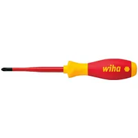 Wiha Kreuzschlitz-Schraubendreher PZ1 Klingenlänge 80 mm VDE