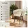 Tectake tectake® Esszimmerstuhl, Astano Samt, Knotendesign, schlanke Stahlbeine, 60,5 x 55 x 75 cm