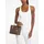 Michael Kors Quinn Small Umhängetasche Kunstleder Brown