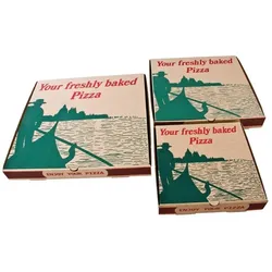 Gastronoble Kompostierbare Pizzakartons mit Gondola Design 30cm